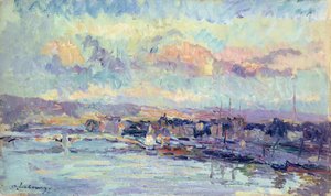 View of Paris by Albert Charles Lebourg